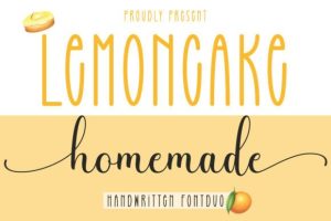 Lemoncake Homemade Duo Font