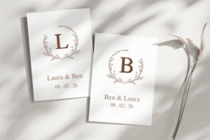 Alternative view of Lena Monogram Font