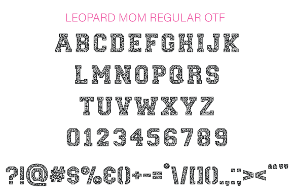 Leopard Mom Font - Image 5