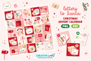Letters to Santa Xmas Advent Calendar