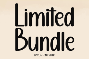Limited Bundle Font
