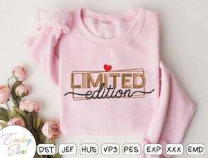 Alternative view of Limited Edition Embroidery Design