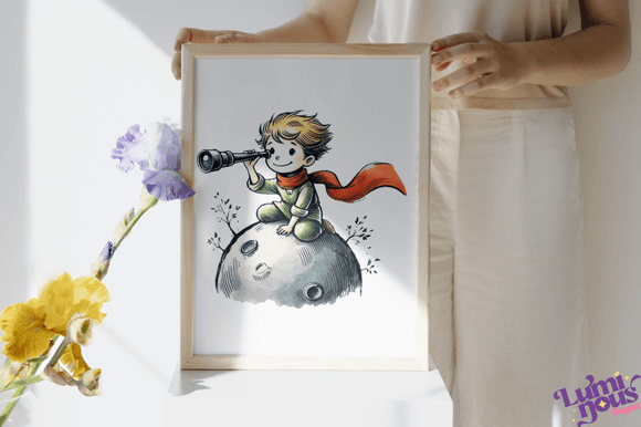 Little Prince Cute Boy Clipart - Image 5
