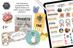 Alternative view of Little Things – Digital Planner Stickers