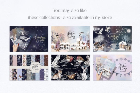 Little Town Winter Compositions PNG - Image 6