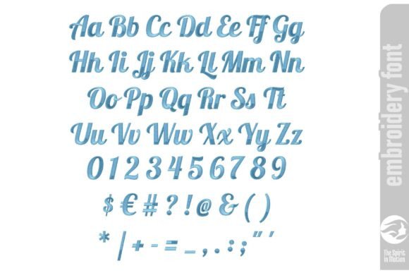 Lobster Regular Embroidery Font - Medium - Image 3