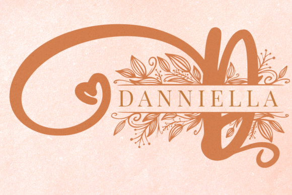 Love Eberline Monogram Font Font