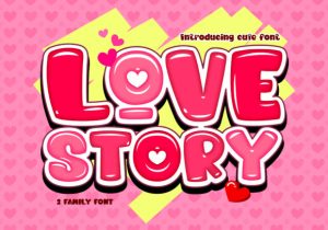 Love Story Font Font