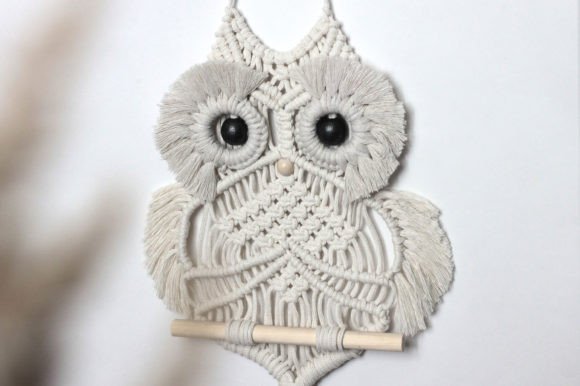 Macrame Owl Wall Hanging Pattern PDF - Image 3