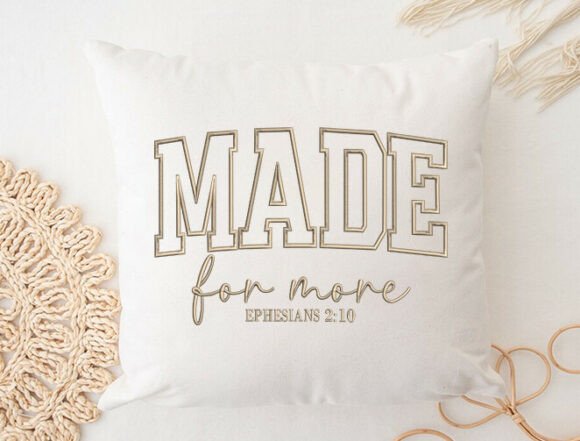 Made for More Embroidery Design - Image 4