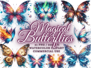 Magic Butterflies Clipart Butterfly Png