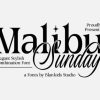 Malibu Sunday Font