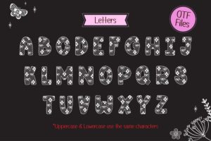 Alternative view of Mama Lace Font