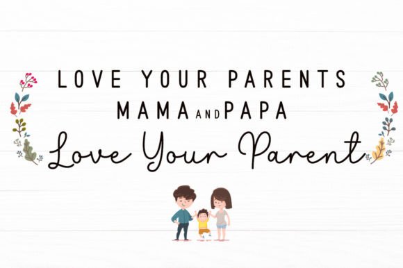 Mama Papa Duo Font - Image 2