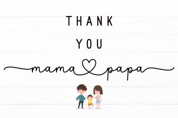 Mama Papa Duo Font - Image 8