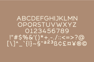 Alternative view of Marshmallow Font