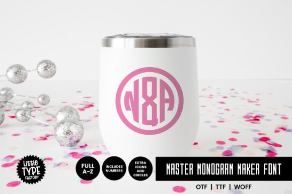 Master Monogram Font - Image 3