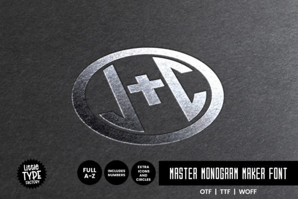 Master Monogram Font - Image 4