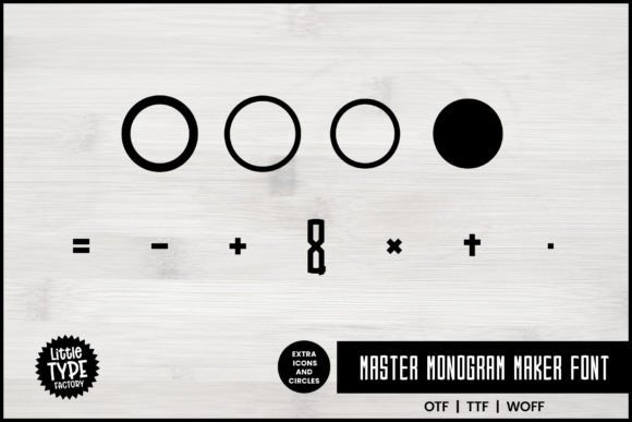 Master Monogram Font - Image 6