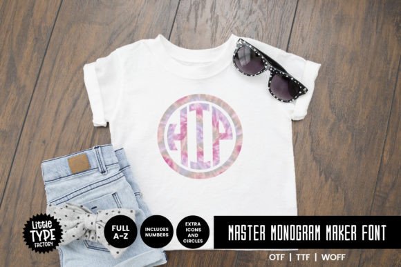 Master Monogram Font - Image 7