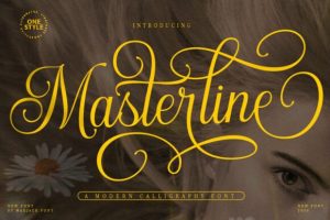 Masterline Calligraphy Font