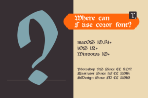 Alternative view of Medieval Leaves Font