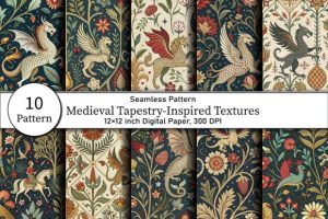 Medieval Tapestry-Inspired Textures