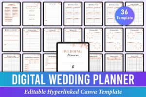 Alternative view of Mega Digital Planner Bundle Canva IPad
