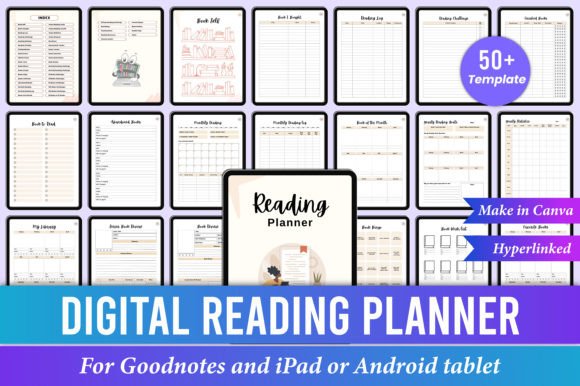 Mega Digital Planner Bundle Canva IPad - Image 3