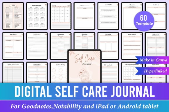Mega Digital Planner Bundle Canva IPad - Image 8