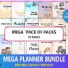 Mega Planner Bundle Canva