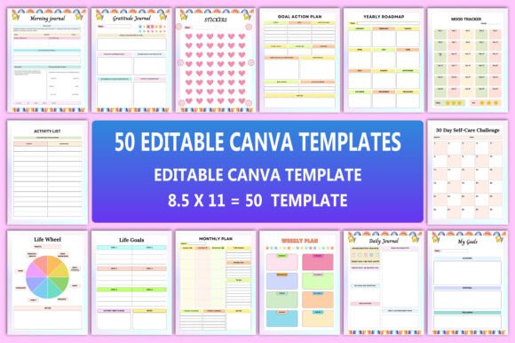 Mega Planner Bundle Canva - Image 3
