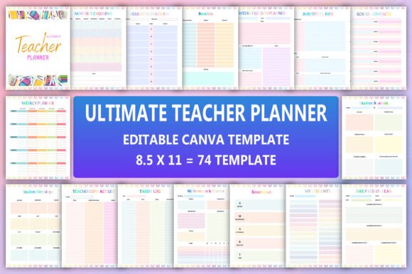 Mega Planner Bundle Canva - Image 4