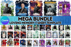 Memorial T Shirt Canva Mega Bundle