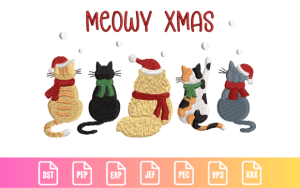 Meowy Xmas Cats