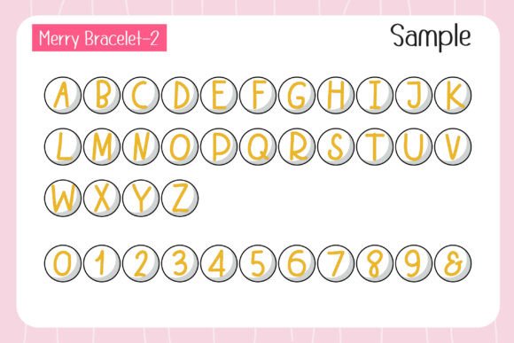 Merry Bracelet Font - Image 4