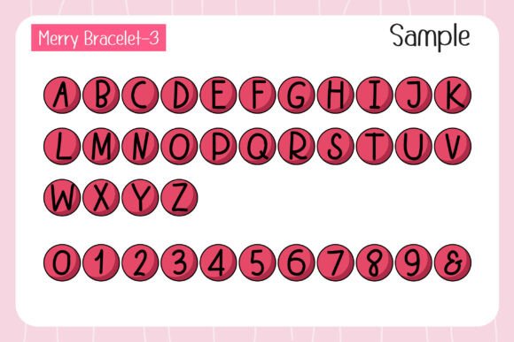Merry Bracelet Font - Image 5