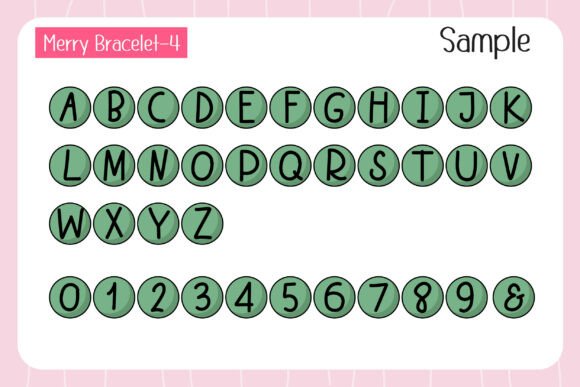Merry Bracelet Font - Image 6