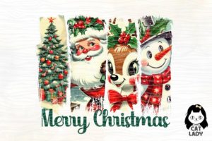 Merry Christmas Brushstroke Sublimation