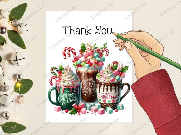 Merry Christmas Coffee Png - Image 4
