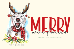 Alternative view of Merry Christmas Duo Font