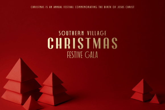 Merry Christmas Font - Image 4