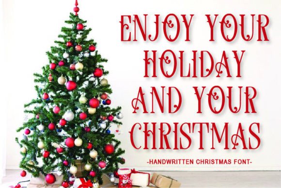 Merry Christmas Font - Image 4