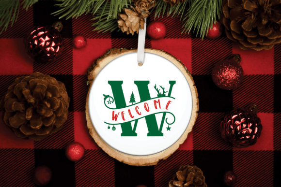 Merry Christmas Monogram Font - Image 8