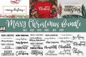 Merry Christmas SVG Bundle