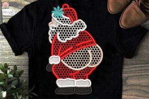 Alternative view of Merry Christmas Santa Claus Ornament