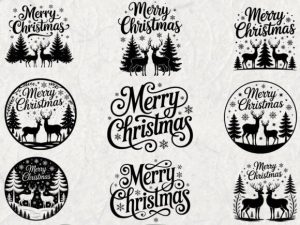 Merry Christmas Svg Bundle,Christmas Svg