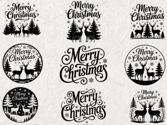 Merry Christmas Svg Bundle,Christmas Svg