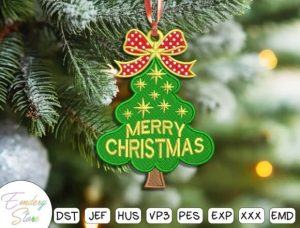 Alternative view of Merry Christmas Tree