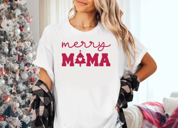 Merry Mama Mini SVG PNG Christmas - Image 2